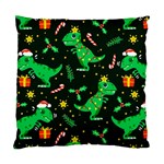 Christmas Funny Pattern Dinosaurs Standard Cushion Case (Two Sides) Front