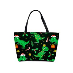 Christmas Funny Pattern Dinosaurs Classic Shoulder Handbag