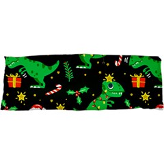 Christmas Funny Pattern Dinosaurs 17 x47  Body Pillow Case Dakimakura (two Sides)