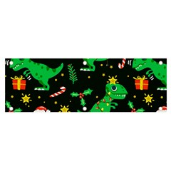 Christmas Funny Pattern Dinosaurs Banner And Sign 6  X 2 