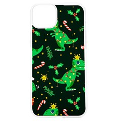 Christmas Funny Pattern Dinosaurs Iphone 15 Tpu Uv Print Case by Ket1n9