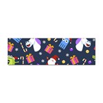 Colorful Funny Christmas Pattern Sticker Bumper (10 pack) Front