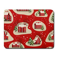 Christmas New Year Seamless Pattern Small Mousepad