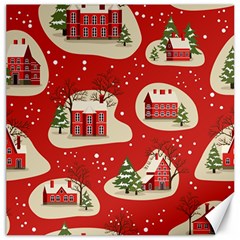 Christmas New Year Seamless Pattern Canvas 16  X 16 