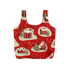 Christmas New Year Seamless Pattern Full Print Recycle Bag (s)