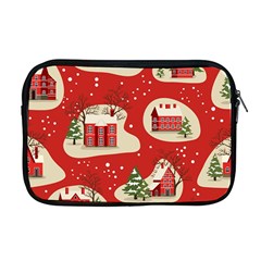 Christmas New Year Seamless Pattern Apple Macbook Pro 17  Zipper Case