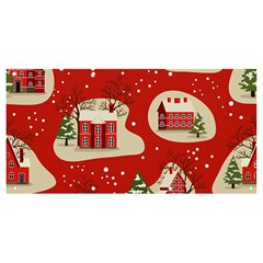 Christmas New Year Seamless Pattern Banner And Sign 8  X 4 