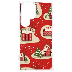 Christmas New Year Seamless Pattern Samsung Galaxy S24 Plus 6 7 Inch Tpu Uv Case by Ket1n9