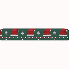 Beautiful Knitted Christmas Pattern Small Bar Mat