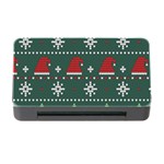 Beautiful Knitted Christmas Pattern Memory Card Reader with CF Front