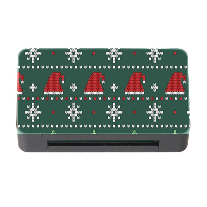 Beautiful Knitted Christmas Pattern Memory Card Reader with CF