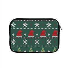 Beautiful Knitted Christmas Pattern Apple Macbook Pro 15  Zipper Case