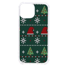 Beautiful Knitted Christmas Pattern Iphone 13 Mini Tpu Uv Print Case by Ket1n9