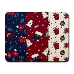 Flat Design Christmas Pattern Collection Art Small Mousepad