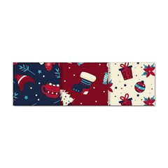 Flat Design Christmas Pattern Collection Art Sticker (bumper)