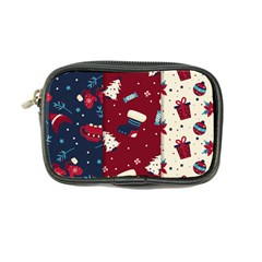 Flat Design Christmas Pattern Collection Art Coin Purse