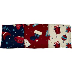 Flat Design Christmas Pattern Collection Art 17 x47  Body Pillow Case Dakimakura (two Sides)