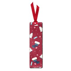 Flat Design Christmas Pattern Collection Art Small Book Marks