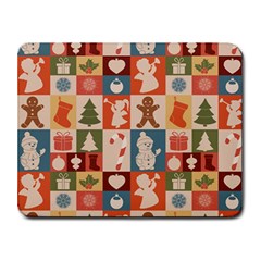 Cute Christmas Seamless Pattern Vector  - Small Mousepad