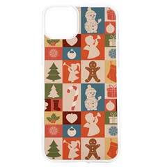 Cute Christmas Seamless Pattern Vector  - Iphone 15 Tpu Uv Print Case by Ket1n9