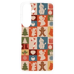 Cute Christmas Seamless Pattern Vector  - Samsung Galaxy S24 6 2 Inch Tpu Uv Case by Ket1n9