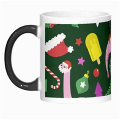 Dinosaur Colorful Funny Christmas Pattern Morph Mug