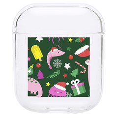 Dinosaur Colorful Funny Christmas Pattern Hard Pc Airpods 1/2 Case