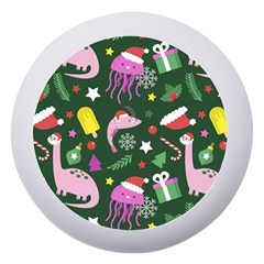 Dinosaur Colorful Funny Christmas Pattern Dento Box With Mirror by Ket1n9