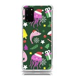 Dinosaur Colorful Funny Christmas Pattern Samsung Galaxy S20 Plus 6.7 Inch TPU UV Case Front