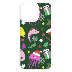 Dinosaur Colorful Funny Christmas Pattern Iphone 15 Pro Max Tpu Uv Print Case