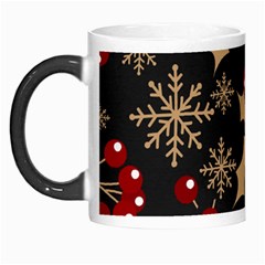 Christmas Pattern With Snowflakes Berries Morph Mug