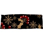 Christmas Pattern With Snowflakes Berries 17 x47  Body Pillow Case Dakimakura (Two Sides) Back