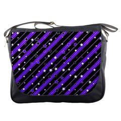 Christmas Paper Star Texture Messenger Bag