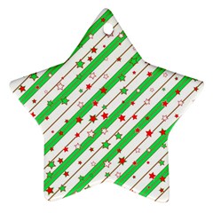 Christmas Paper Stars Pattern Texture Background Colorful Colors Seamless Ornament (star)