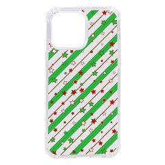 Christmas Paper Stars Pattern Texture Background Colorful Colors Seamless Iphone 14 Pro Max Tpu Uv Print Case by Ket1n9