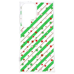 Christmas Paper Stars Pattern Texture Background Colorful Colors Seamless Samsung Galaxy S24 Plus 6 7 Inch Tpu Uv Case by Ket1n9