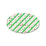 Christmas Paper Stars Pattern Texture Background Colorful Colors Seamless Sticker (Oval) Front