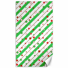 Christmas Paper Stars Pattern Texture Background Colorful Colors Seamless Canvas 40  X 72  by Ket1n9