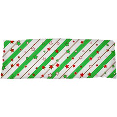 Christmas Paper Stars Pattern Texture Background Colorful Colors Seamless 17 x47  Body Pillow Case Dakimakura (two Sides)