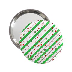 Christmas Paper Stars Pattern Texture Background Colorful Colors Seamless 2 25  Handbag Mirrors