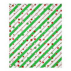 Christmas Paper Stars Pattern Texture Background Colorful Colors Seamless Shower Curtain 60  X 72  (medium) 