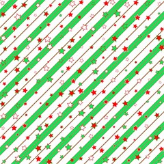 Christmas Paper Stars Pattern Texture Background Colorful Colors Seamless Play Mat (square) by Ket1n9