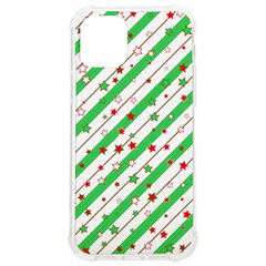 Christmas Paper Stars Pattern Texture Background Colorful Colors Seamless Iphone 12/12 Pro Tpu Uv Print Case by Ket1n9