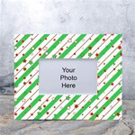 Christmas Paper Stars Pattern Texture Background Colorful Colors Seamless White Tabletop Photo Frame 4 x6  Front