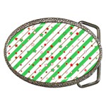 Christmas Paper Stars Pattern Texture Background Colorful Colors Seamless Belt Buckles Front