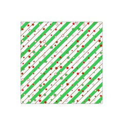 Christmas Paper Stars Pattern Texture Background Colorful Colors Seamless Satin Bandana Scarf 22  X 22 