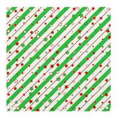 Christmas Paper Stars Pattern Texture Background Colorful Colors Seamless Banner And Sign 4  X 4 