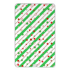 Christmas Paper Stars Pattern Texture Background Colorful Colors Seamless Name Card Style Usb Flash Drive