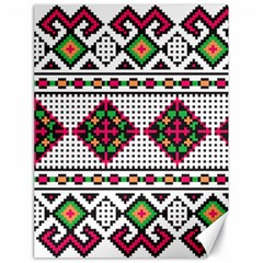 Ukrainian Folk Seamless Pattern Ethnic Ornament Border Element Traditional Canvas 18  X 24 