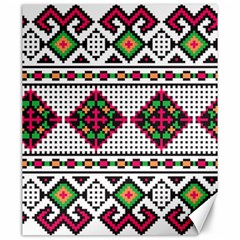 Ukrainian Folk Seamless Pattern Ethnic Ornament Border Element Traditional Canvas 20  X 24 